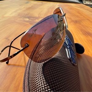 Original Maui Jim Wailea titanium polarized sunglasses in pristine condition.
